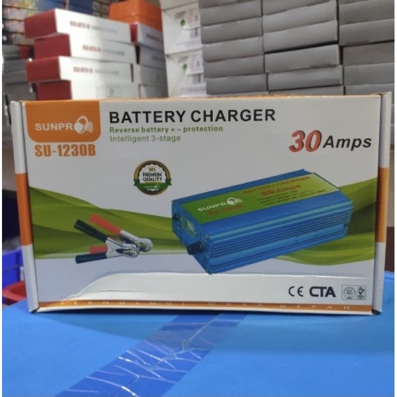 Jual Charger accu Sunpro SU-1230B (Cas aki 30A) | Shopee Indonesia