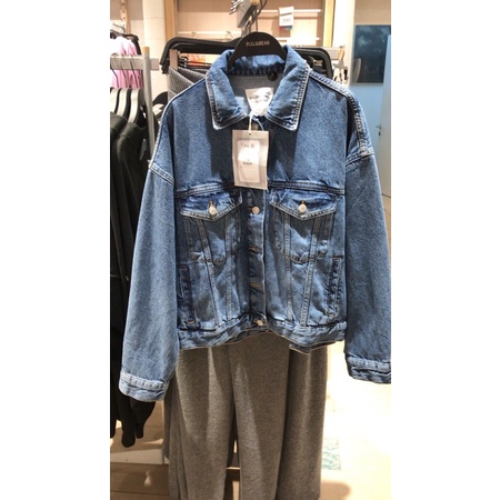 Jaket denim pull & on sale bear