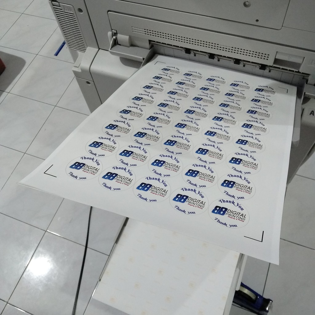 Jual [Print+Cut] Cetak Stiker Vinyl Matte A3+ Waterproof / Print ...