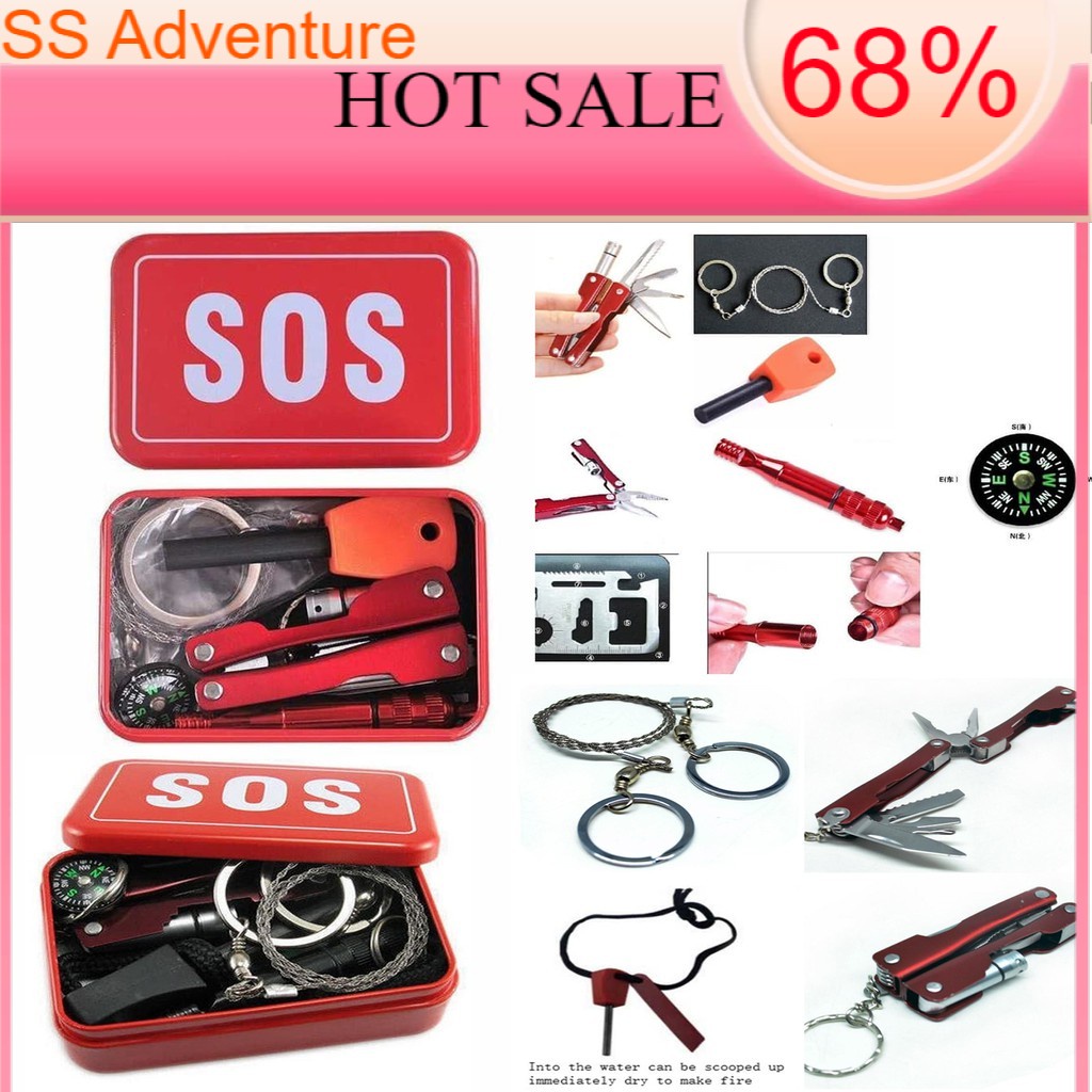 Jual portable SOS tool kit earthquake emergency onboard outdoor ...