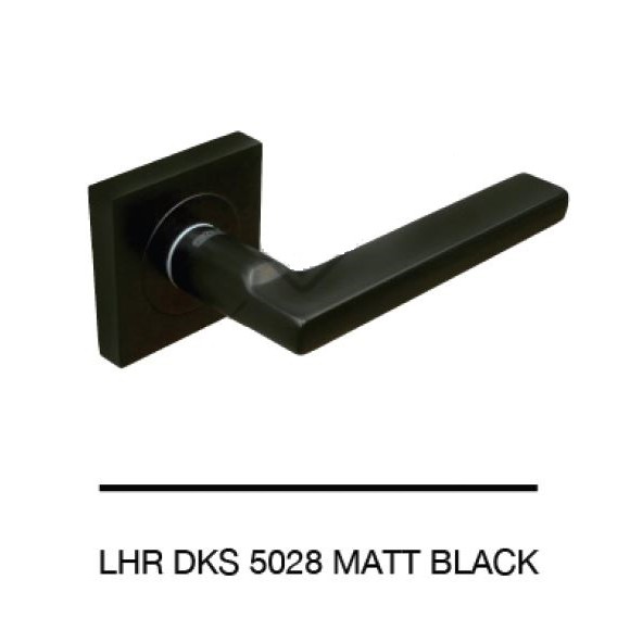 Jual HANDLE DEKKSON LHR 5028 AZ MATT BLACK Lever Handle Kotak Hitam