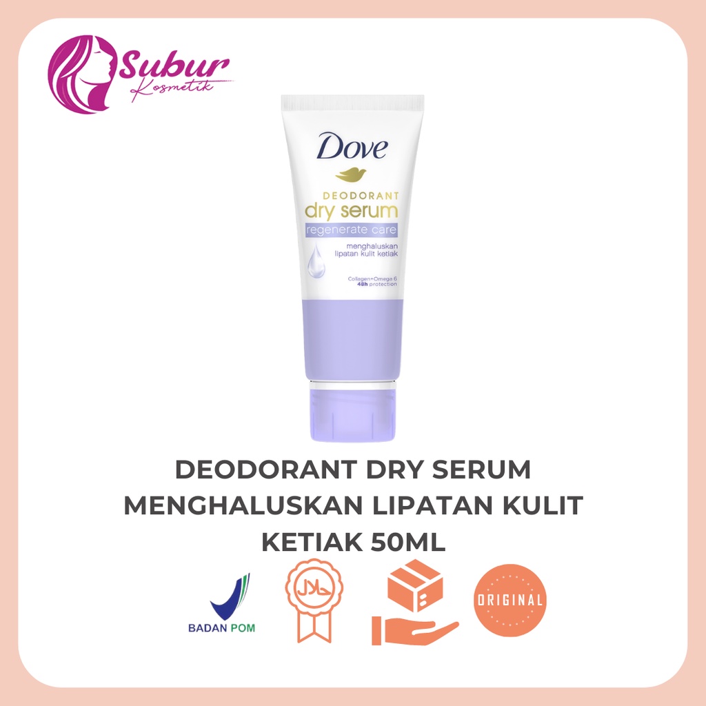 Jual Dove Deodorant Dry Serum Menghaluskan Lipatan Kulit Ketiak 50ml Shopee Indonesia