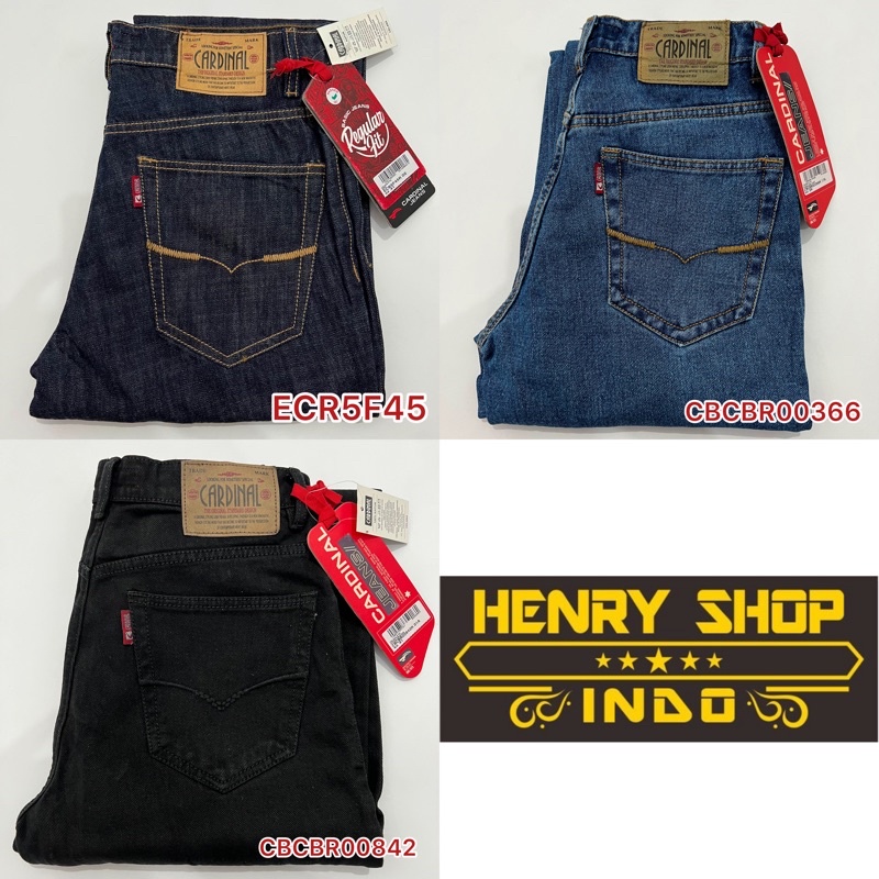 Jual Celana Jeans Cardinal Panjang Regular Original Shopee Indonesia