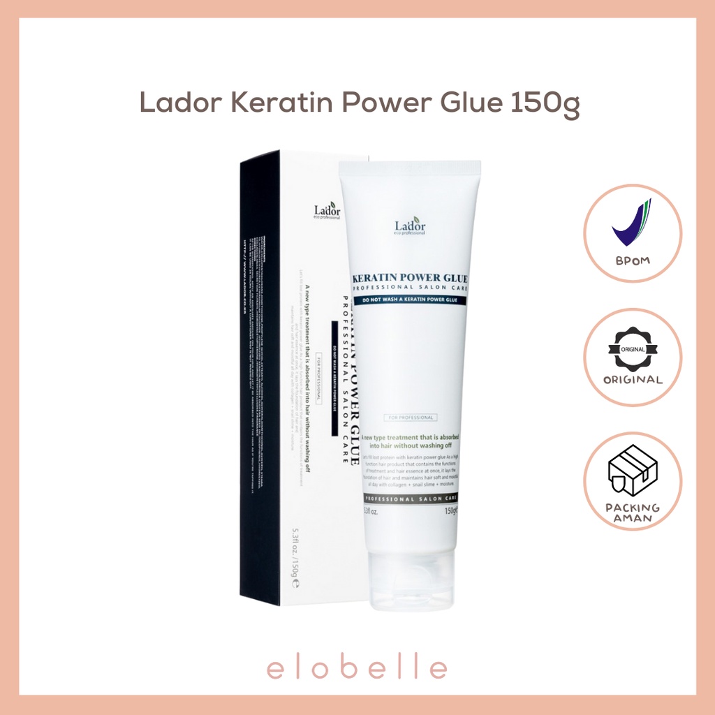 Jual Lador Keratin Power Glue 150g (Conditioner / Kondisioner) / Lador ...