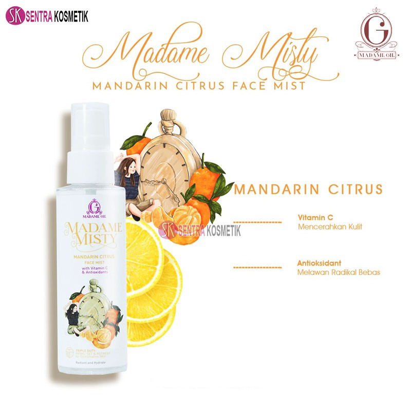 Jual MADAME GIE Face Mist Setting Spray 60 ml Shopee Indonesia