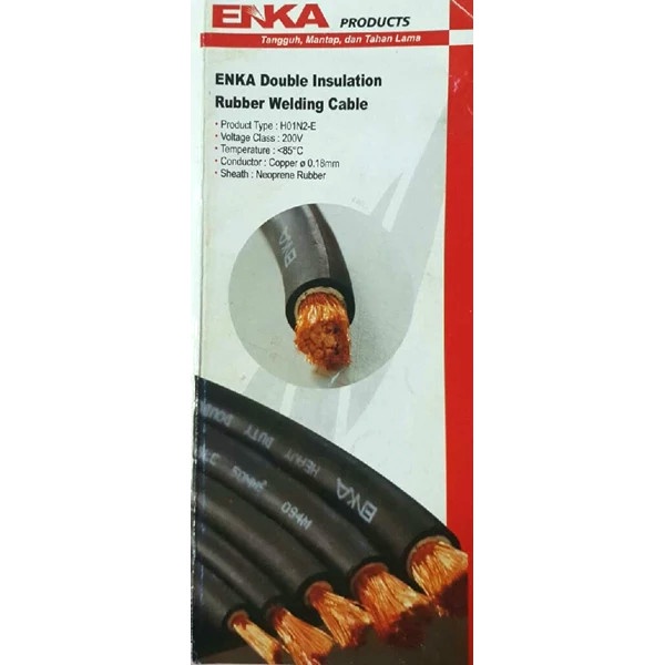 Jual Enka Welding Cable/Kabel Las Full Tembaga 25mm/25 mm Lentur - per ...