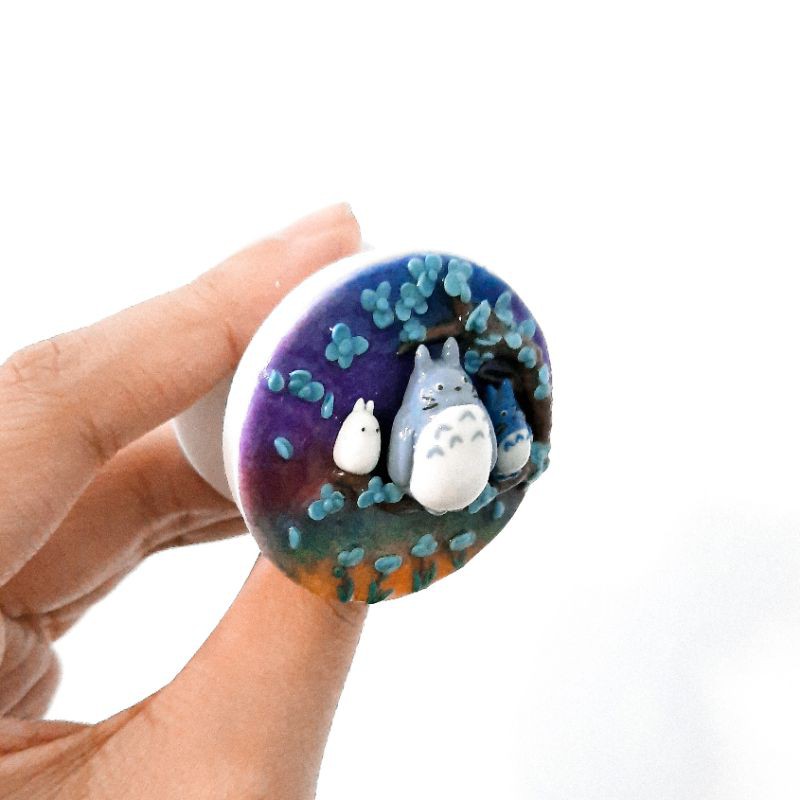 Jual Popsocket anime polymer clay 3D - Totoro series | Shopee Indonesia