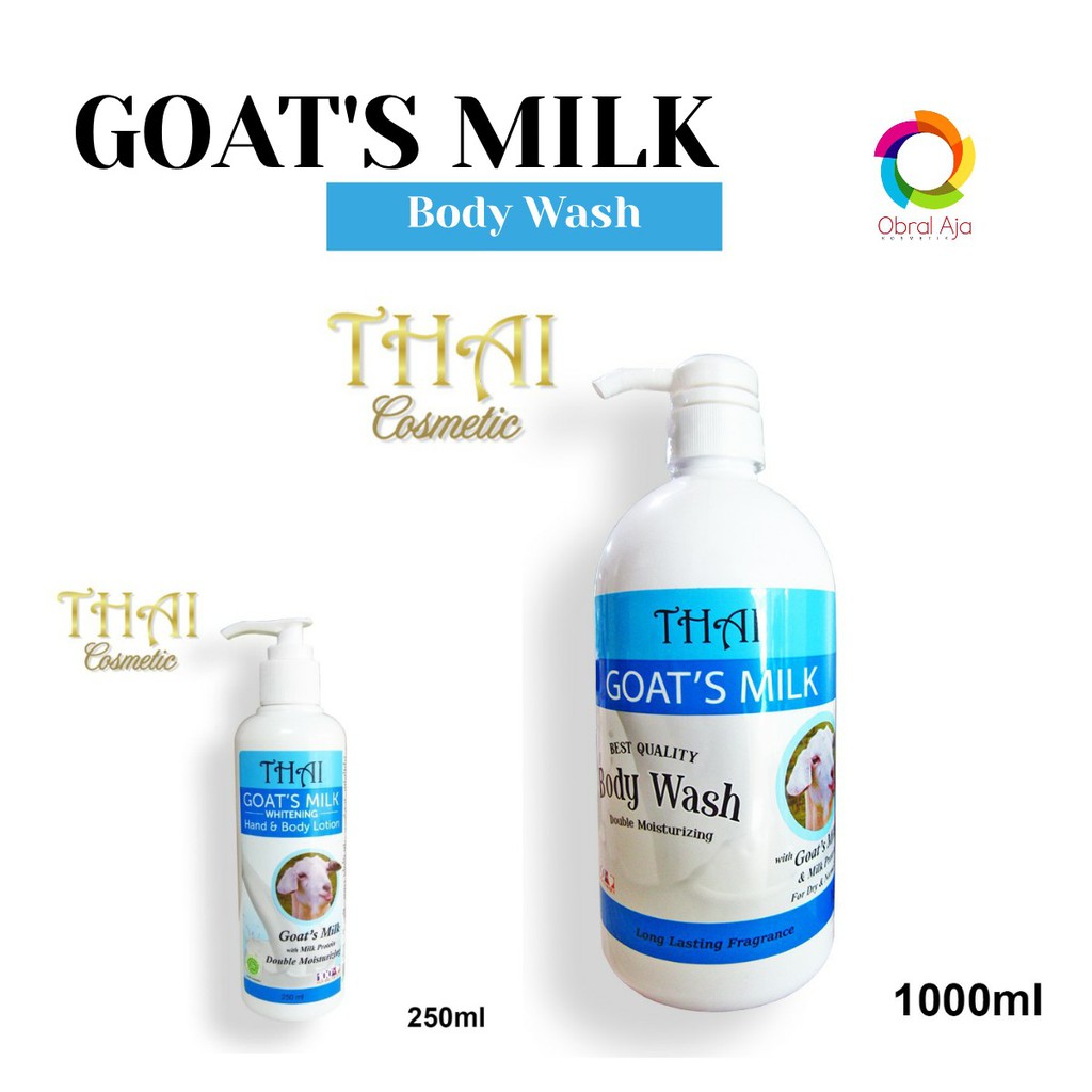 Jual Thai Goats Milk Body Wash 250 ml / 1000 ml Shopee Indonesia
