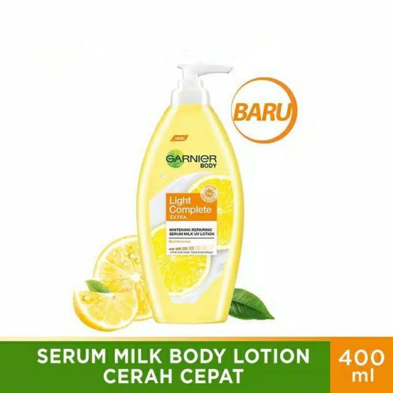 Jual [Termurah] Garnier Body Lotion Light Complete Serum Milk 400ml ...