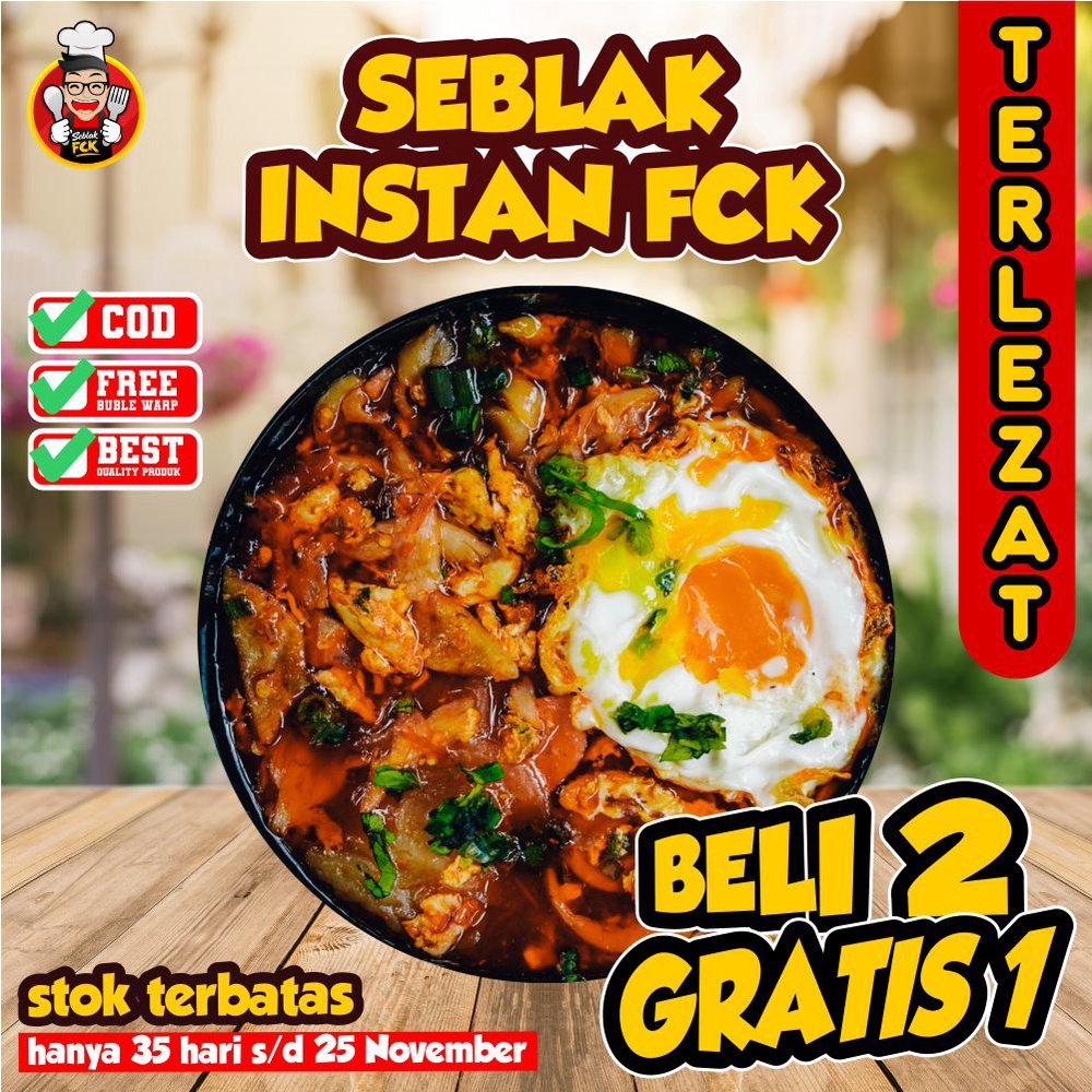 Jual Seblak Instan Fck Terlezat Baso Aci Bakso Aci Fck Seblak Instan