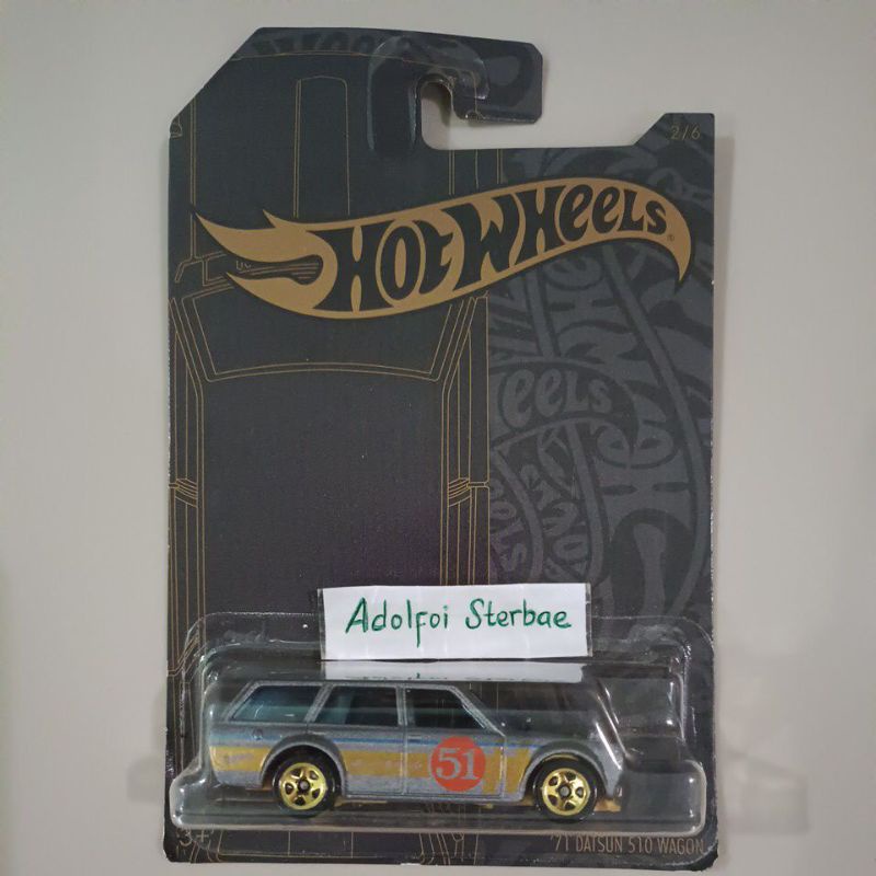 Hot Wheels Personalizzato '71 Datsun 510 Bluebird Wagon - Real Riders Boulevard (18+)