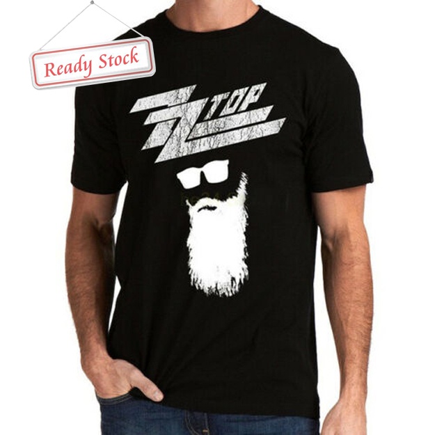 Mens Graphic T-shirts Vintage ZZ Top Rock Band Music Group