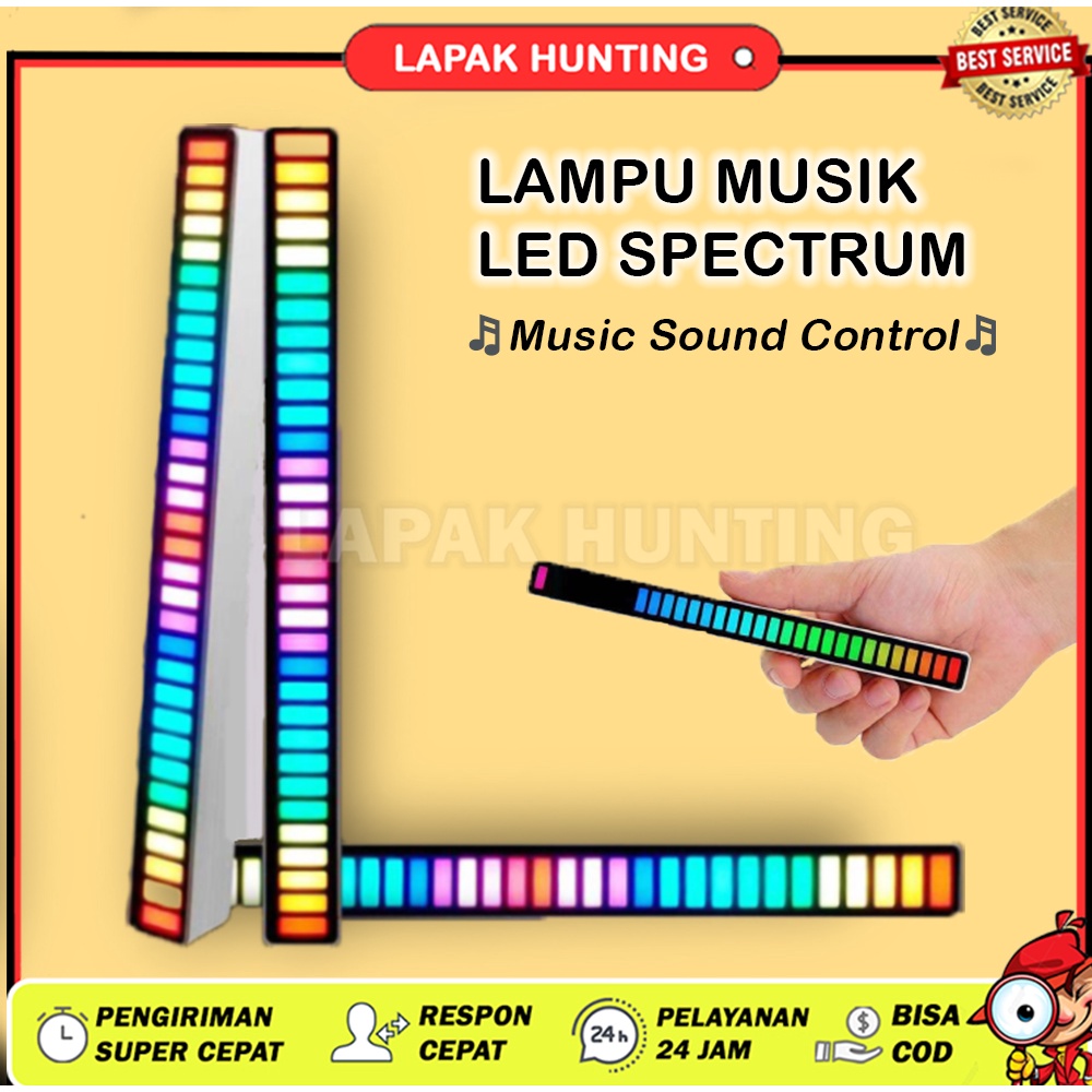 Jual Lampu Led Rgb Bar Strip Spectrum Audio Indicator Bar Music Voice