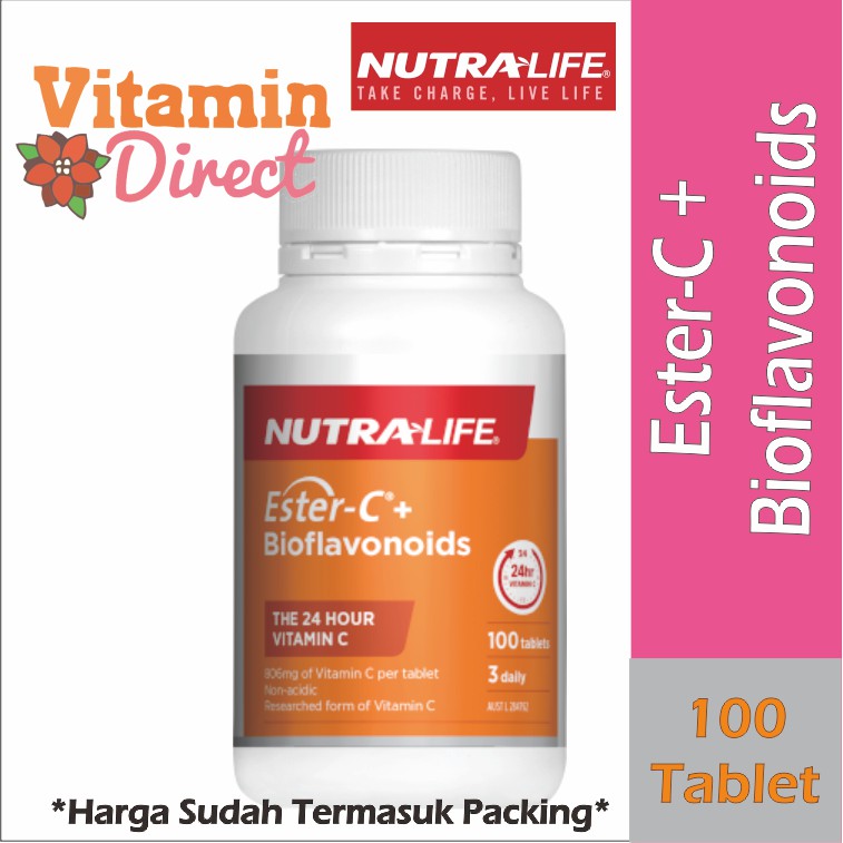 Jual Nutra Life Nutralife Ester C Vitamin C 1000 mg + Bioflavonoids 100