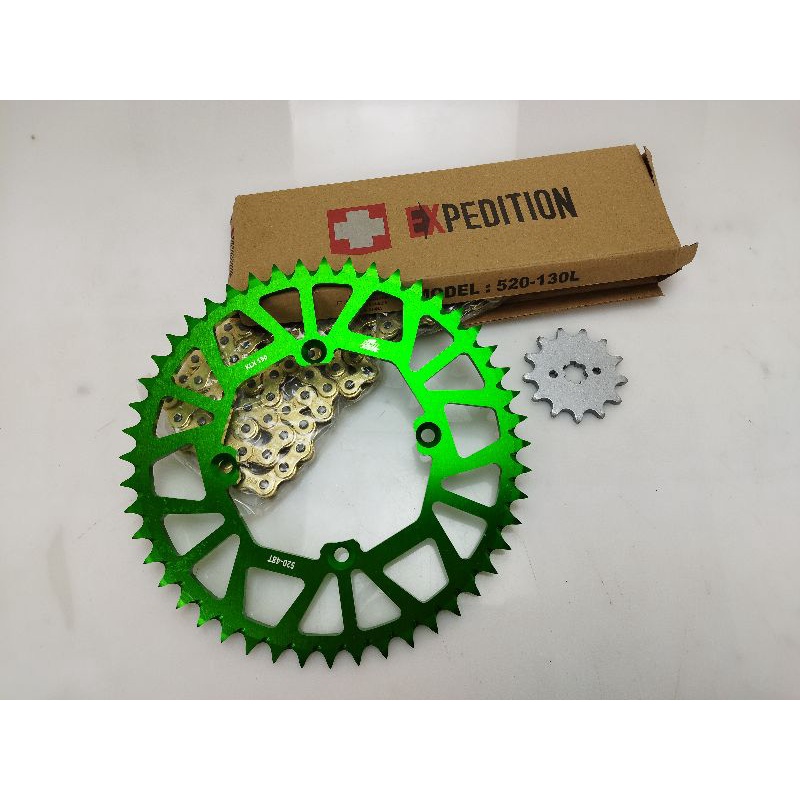 Jual Gear Set Gir Set Kawasaki Klx Ukuran Cnc Pnp Tanpa Spacer Shopee Indonesia