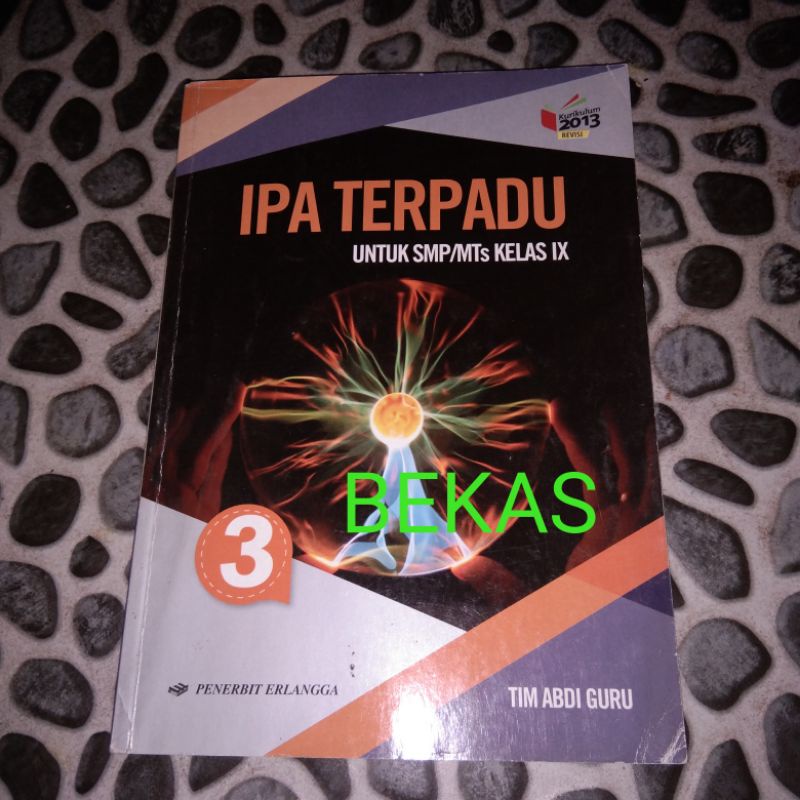 Jual Buku Ilmu Pengetahuan Alam IPA Terpadu Kelas 9 IX 3 III MTS SMP