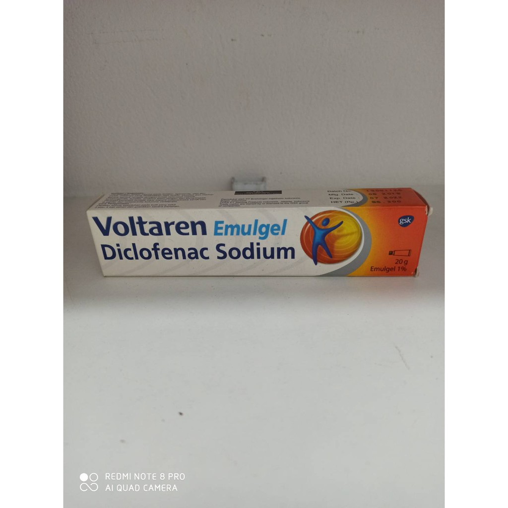 Jual VOLTAREN EMULGEL 20G RAM DICLOFENAC SODIUM TERKILIR SENDI TENDON ...