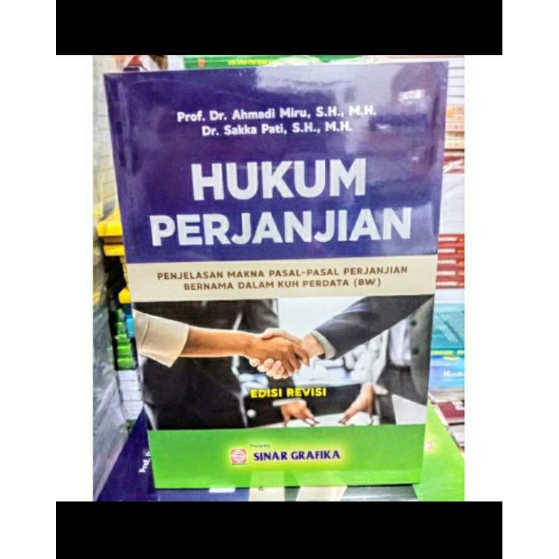 Jual Hukum Perjanjian Penjelasan Makna Pasal Pasal Perjanjian Bernama ...