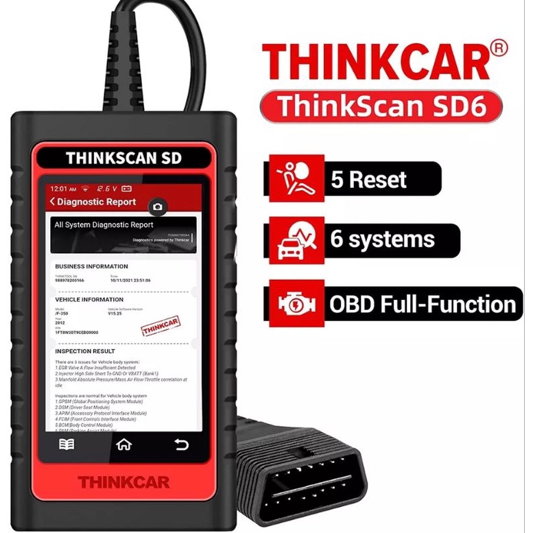 THINKCAR Thinkscan SD2 SD4 SD6 Multiple Systems OBD2 Scanner