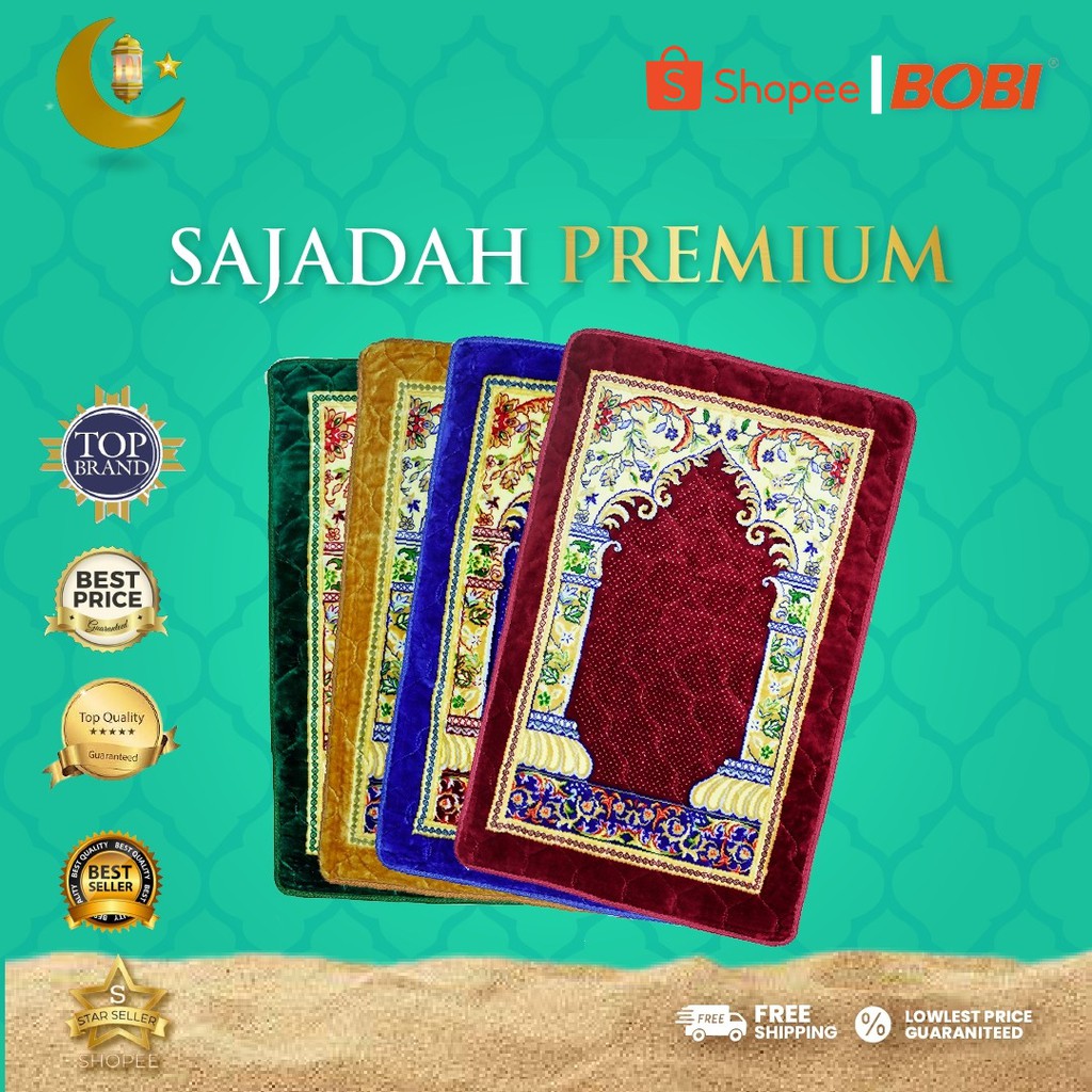 Jual Sajadah TEBAL Premium Motif Kubah Polos TYH-B2 / Sajadah TERMURAH ...