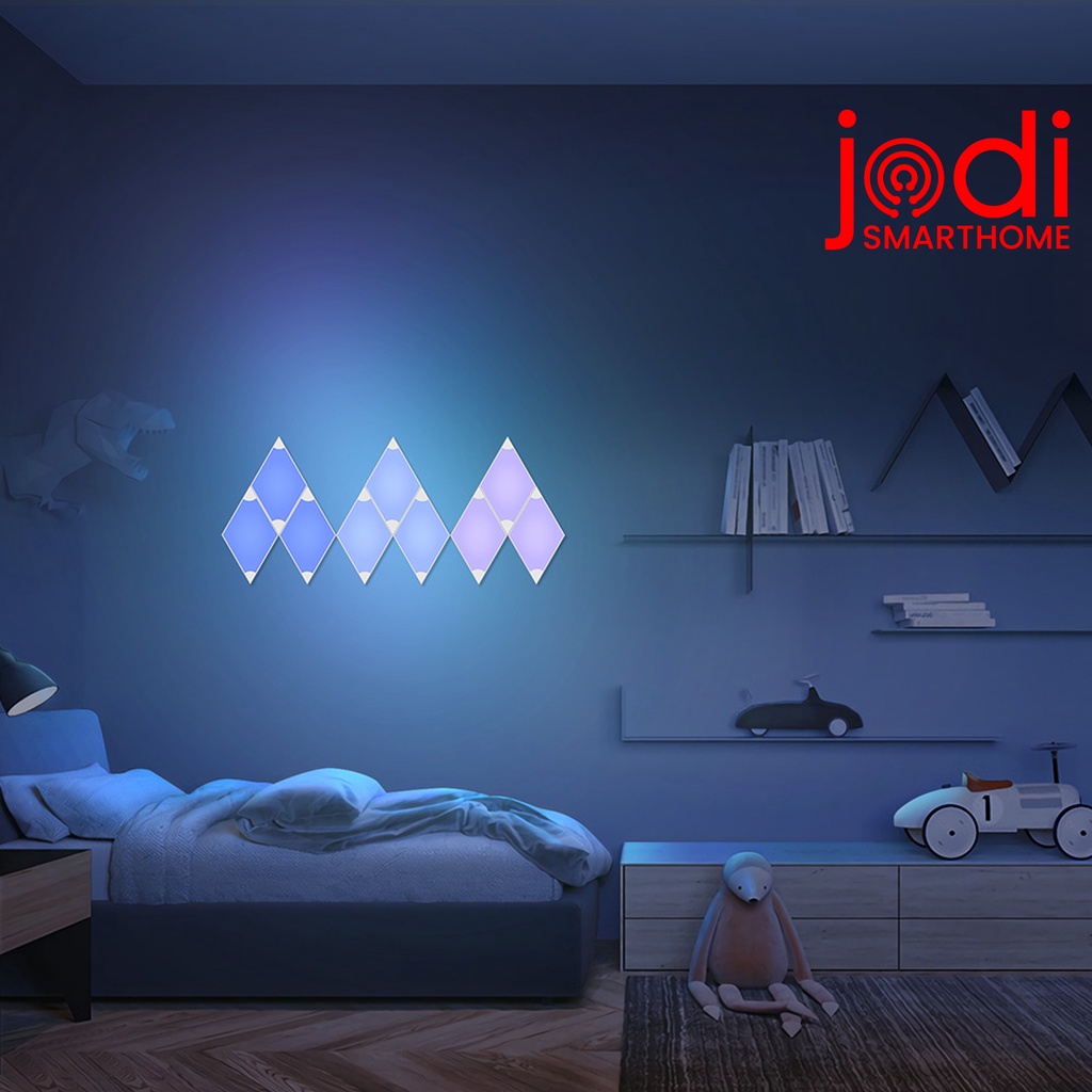 Jual JODI Smart Parallelogram Light panel RGB Kit Auto Google Assistant ...