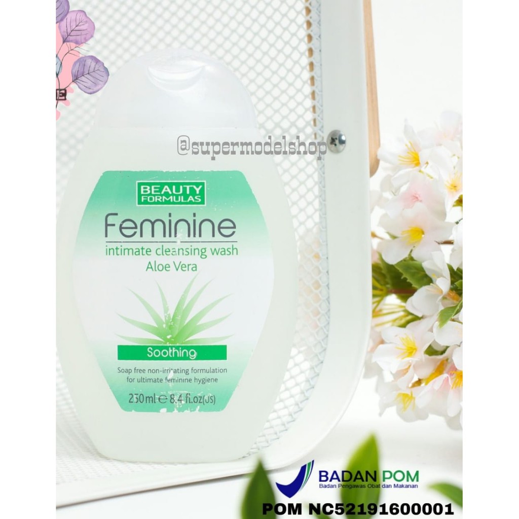 Jual Beauty Formulas Feminine Intimate Cleansing Wash Aloe Vera 250 Ml