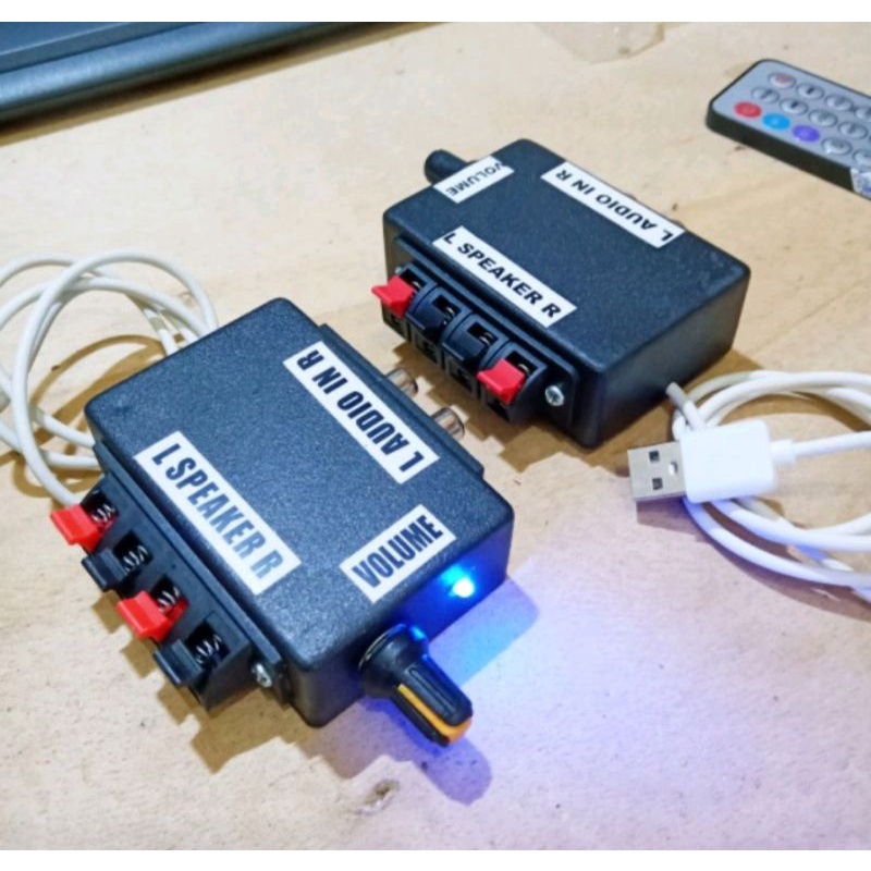 Jual Ampli Mini 5V Class D Stereo Rakitan Siap Pakai Amplifier Mini