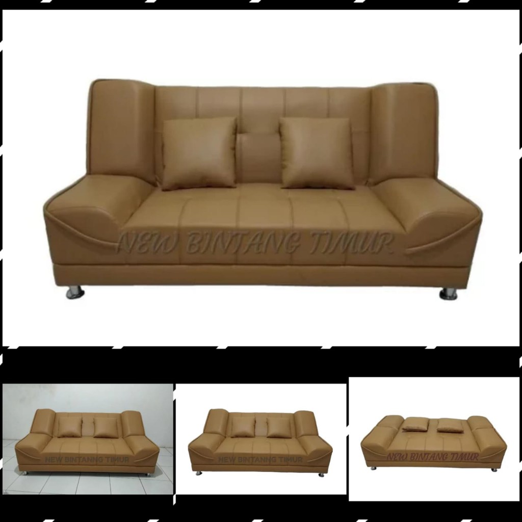 Jual Sofa Bed Minimalis Sandaran Double Recliner Shopee Indonesia