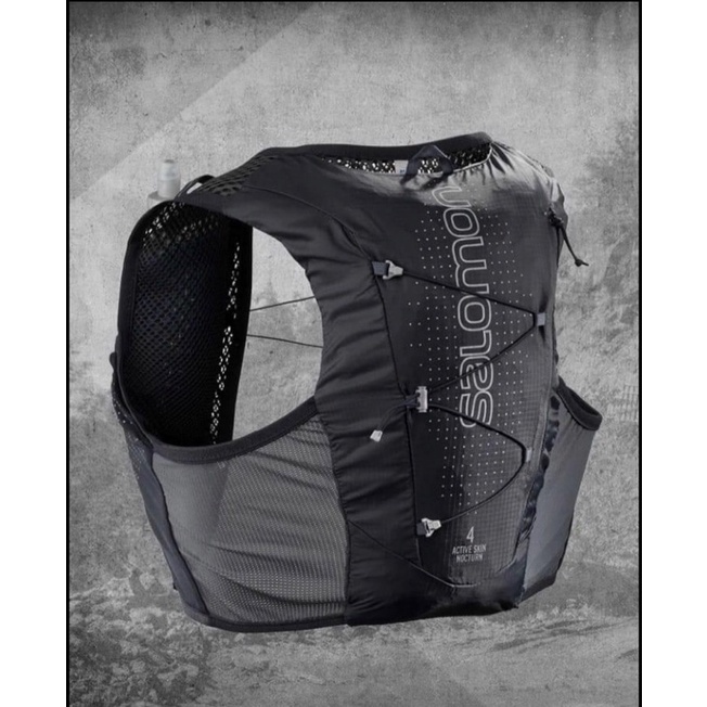 Jual SALOMON ACTIVE SKIN 4 SET running vest hydration Shopee Indonesia