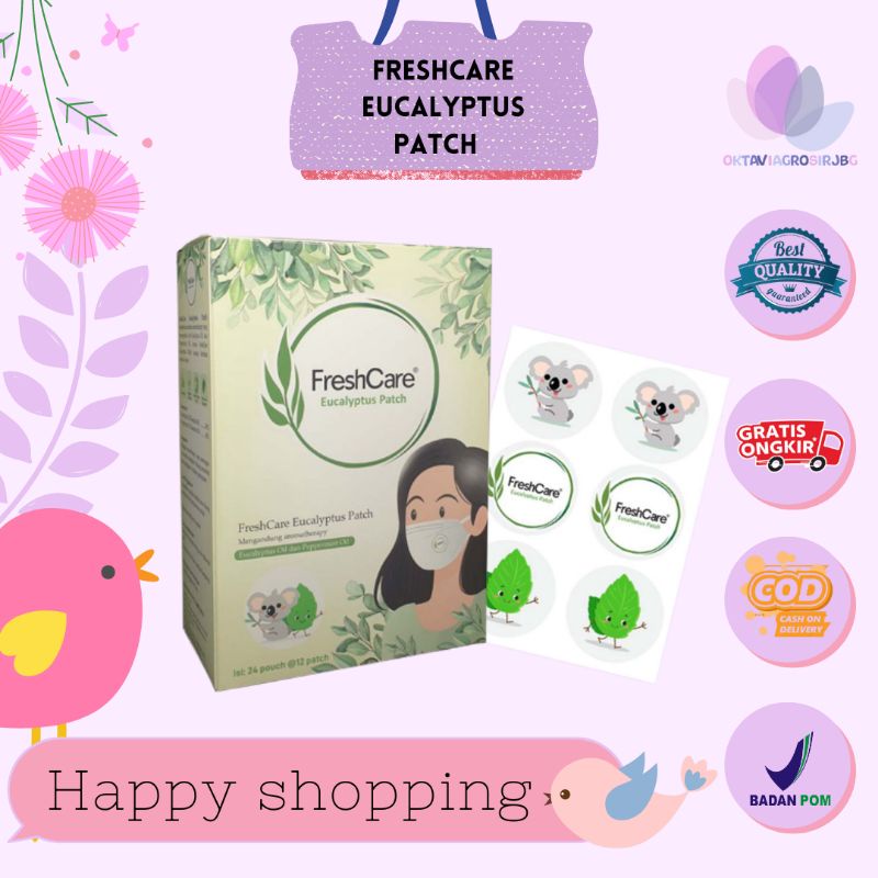 Jual FRESHCARE EUCALYPTUS PATCH 1 SACHET ISI 12 PATCH - PENGHARUM ...