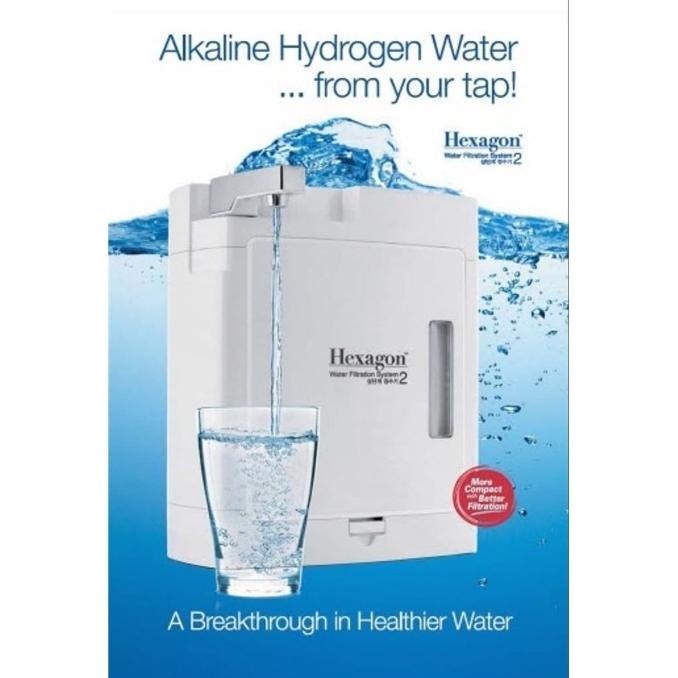 Jual Hexagon Alkaline Hydrogen Water Filter Reverse Osmosis RO Air ...