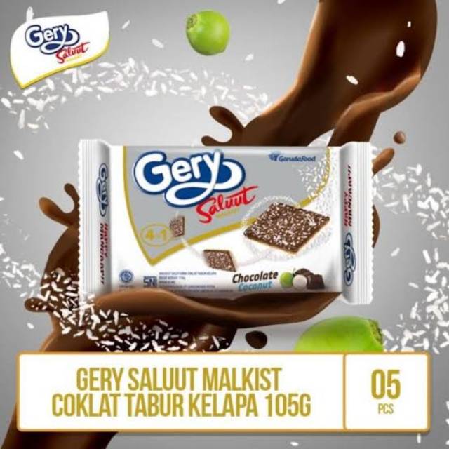 Jual Snack Biskuit Gery Saluut Malkist Coconut And Coklat Kelapa 110gr Per Dus Isi 20 Shopee 8380