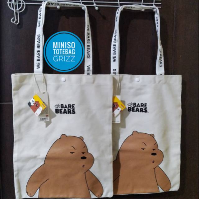 Jual hoot sale Tas Tote Bag Transparan We Bare Bears Shoulder Bag Miniso -  Jakarta Pusat - Januarbayuk