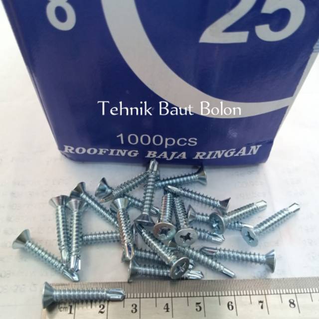 Jual Sekrup Roofing Baja Ringan Sds Fh X Mm Shopee Indonesia