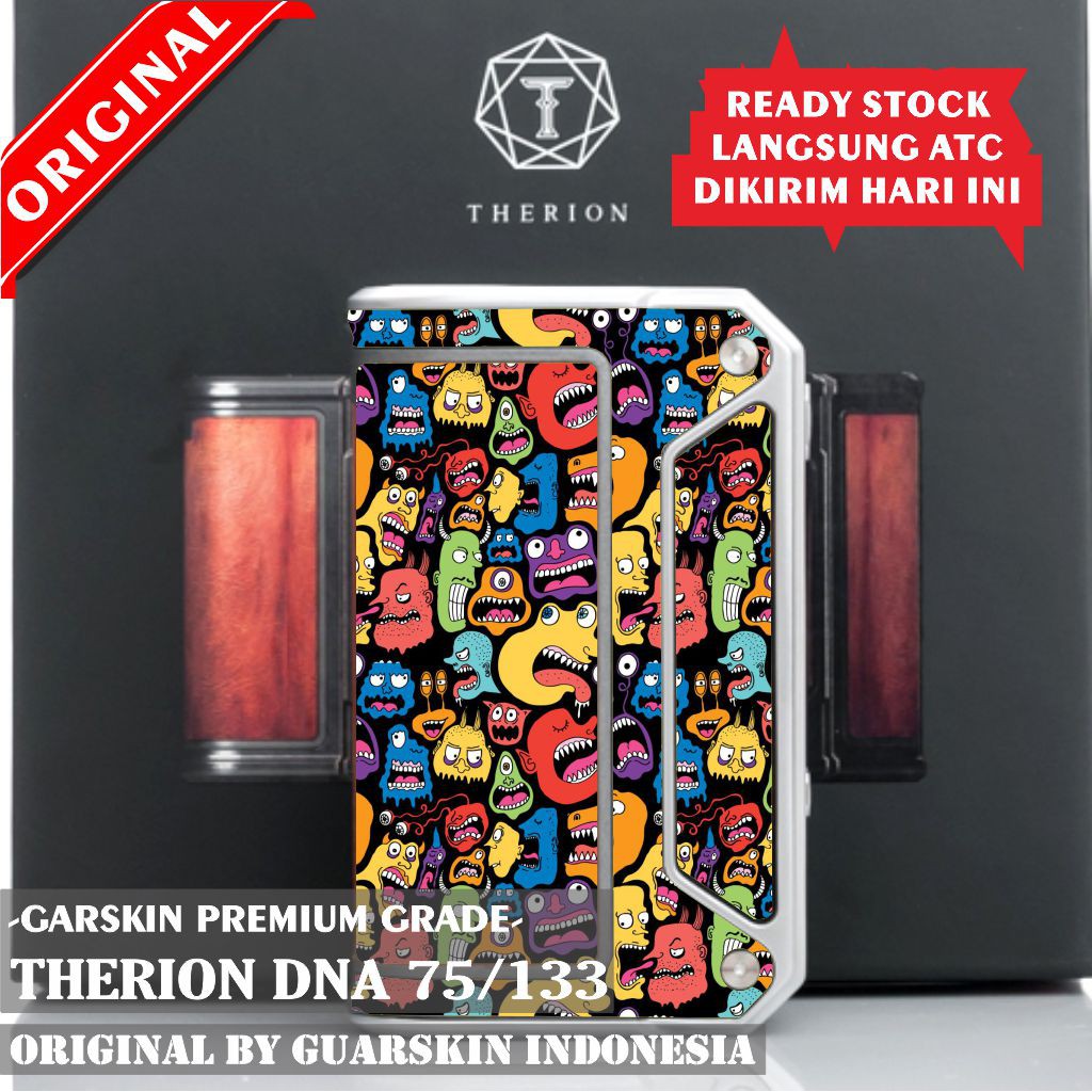 Jual Original! Therion DNA 75/133 Garskin Skin Mod Vape - Doodle ...