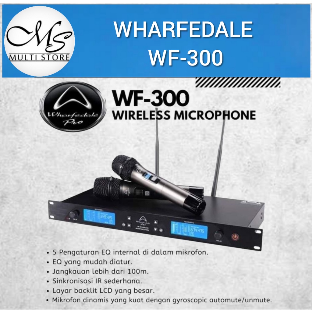 Jual Mic Microphone Wireless Wharfedale WF300 WF 300 ORIGINAL