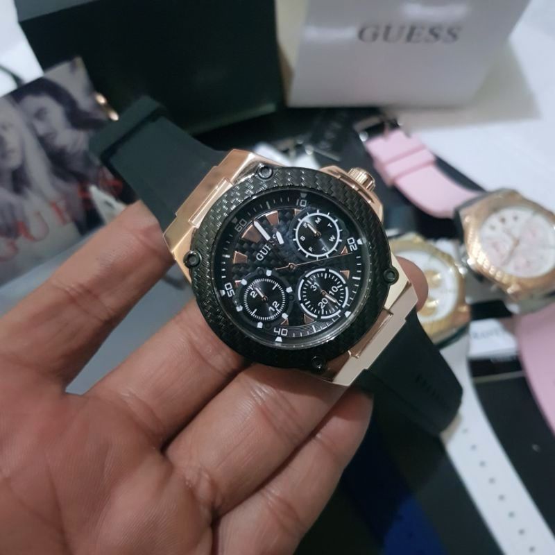 JAM TANGAN GUESS RUBBER WANITA ORIGINAL W1094L6 W1094L2 W1094L1  W1094L4