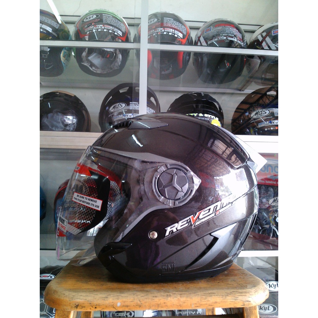 Jual NEW helm NHK reventor 2 visor solid | Shopee Indonesia