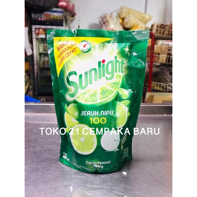 Jual Sunlight Jeruk Nipis Refill 370 Ml Cairan Pencuci Piring Pouch