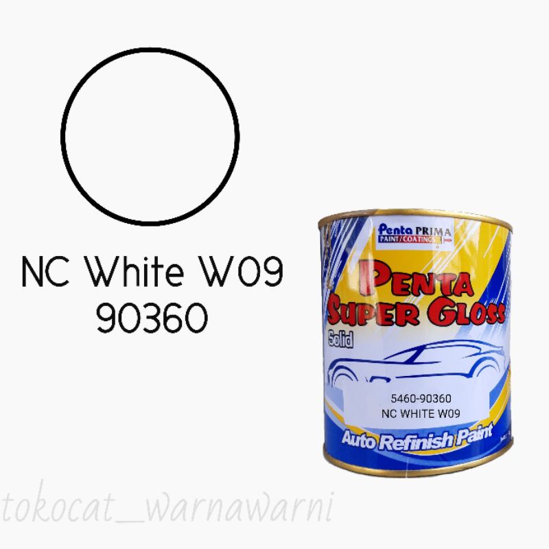 Jual Cat Duco Penta Super Gloss Nc White W09 90360 200gr Putih Toyota Avanza Xenia Shopee 1428