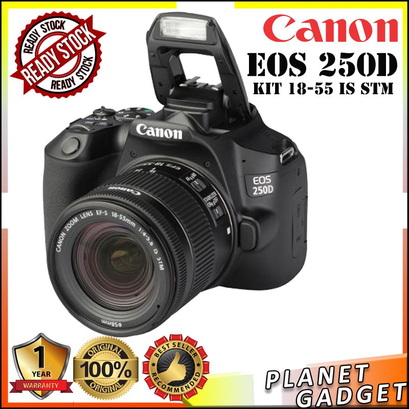 Jual Canon EOS 250D Kit 1855mm DSLR Camera Original Standard Box