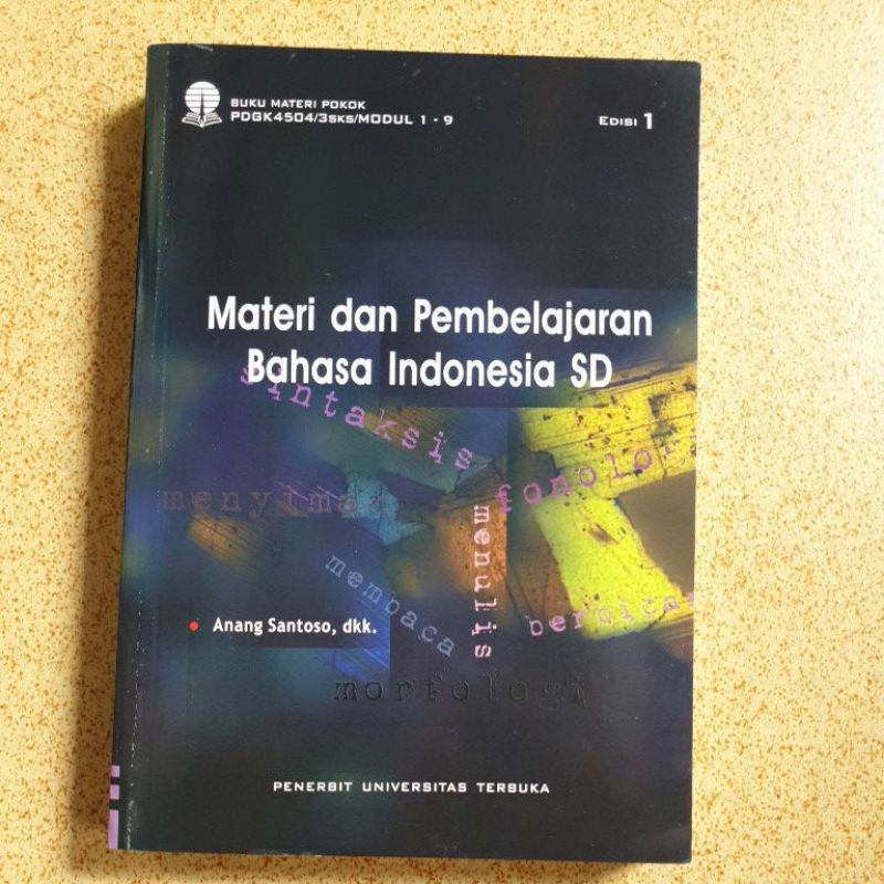 Jual ORIGINAL MATERI DAN PEMBELAJARAN BAHASA INDONESIA SD | Shopee ...