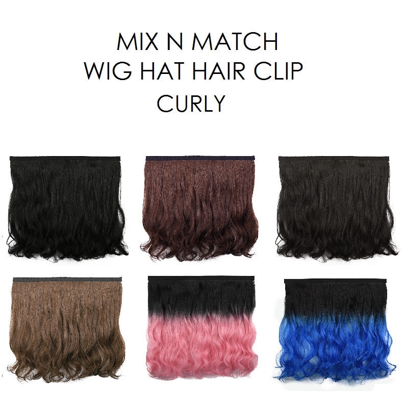 Jual MIX N MATCH WIG HAT TOPI HAIR CLIP RAMBUT PALSU WANITA ONLY 02 ...