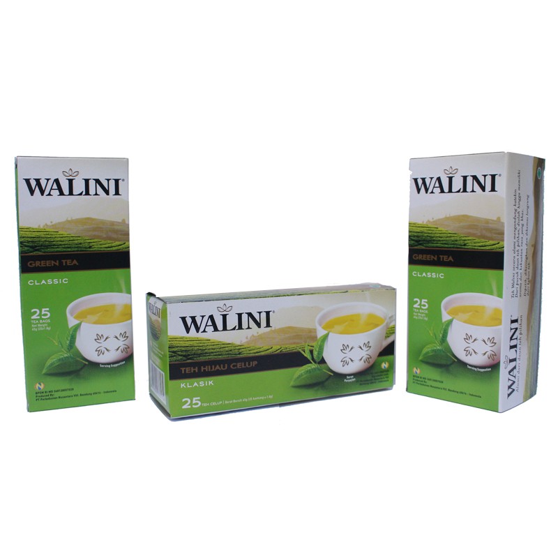 Jual Teh Celup Hijau Walini 3 Dus | Shopee Indonesia