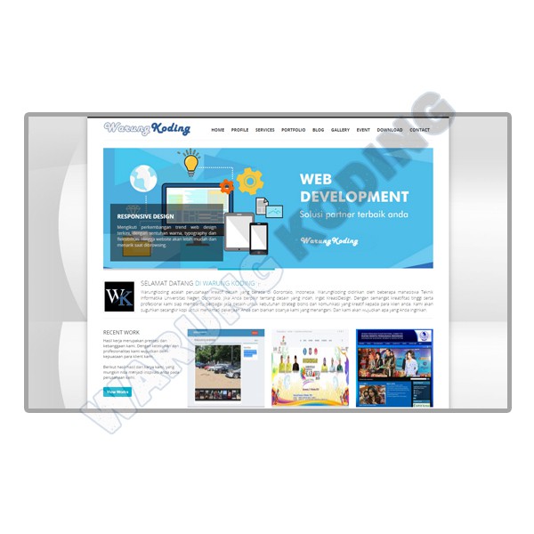 Jual Source Code Website Company Profile Responsive dengan PHP dan ...