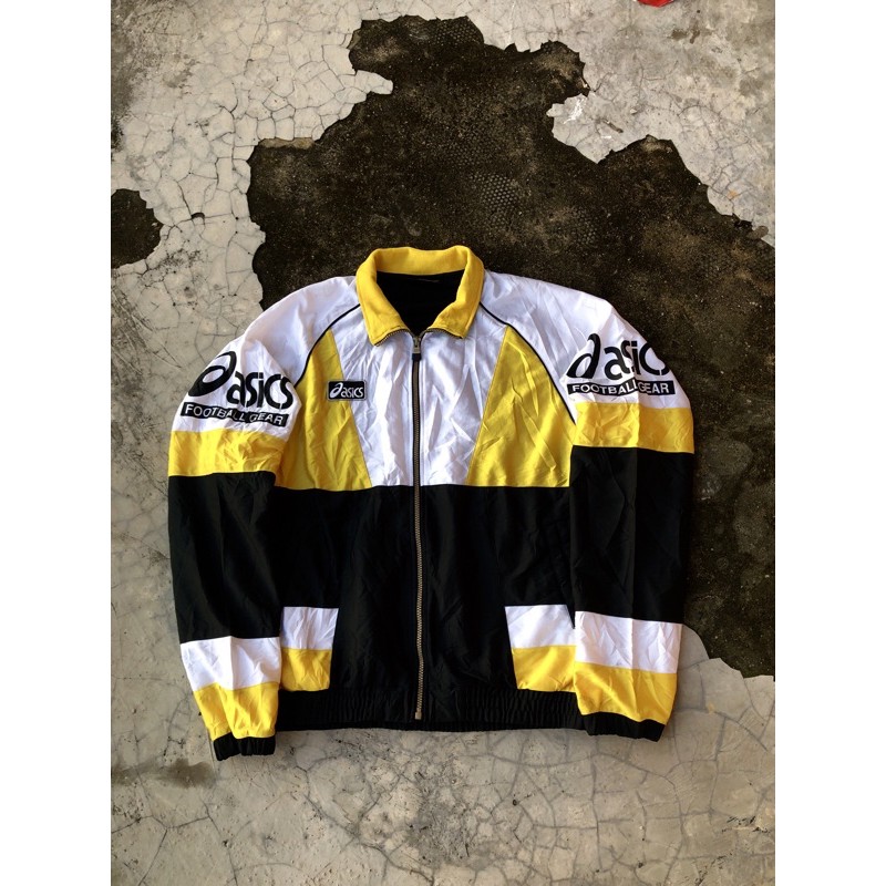 Jual Vintage Windbreaker Jacket Asics Shopee Indonesia