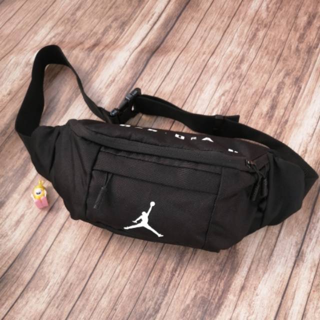 Waistbag air jordan original tas selempang tas pinggang tas pria black