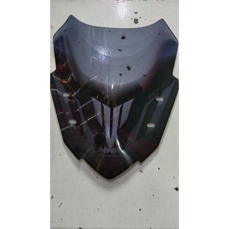 Jual windshield all new yamaha mt15 visor mt15 flyscreen frontshield ...