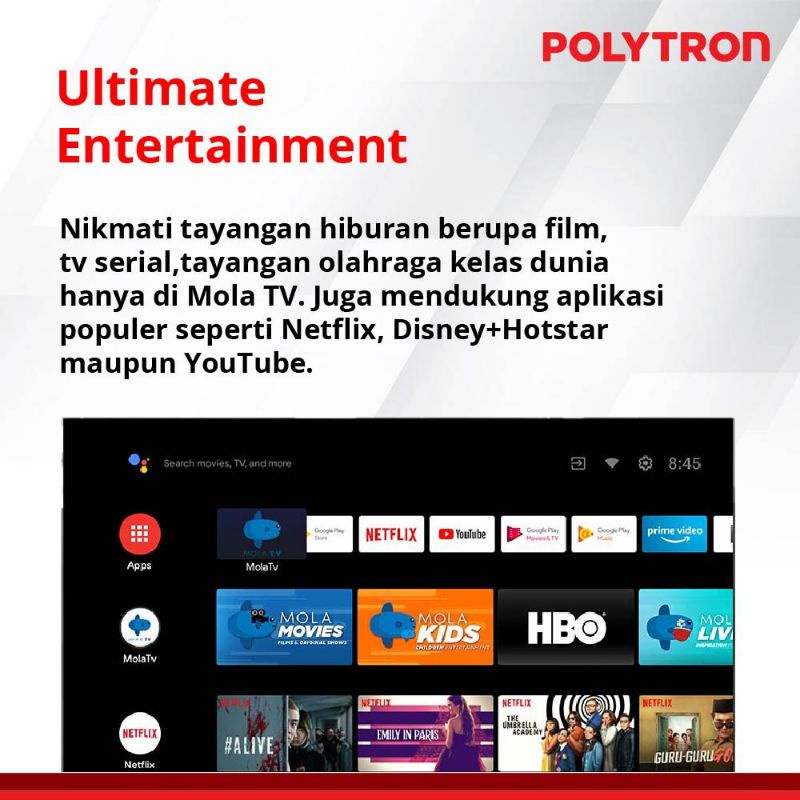 Jual Led Tv Polytron 40AG9953 samrt tv Android ( Khusus Sidoarjo ...