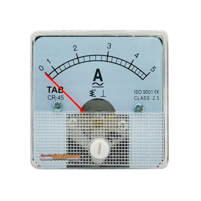 Jual Ampere Meter AC / DC CR45 Amperemeter Analog TAB Berkualitas ...